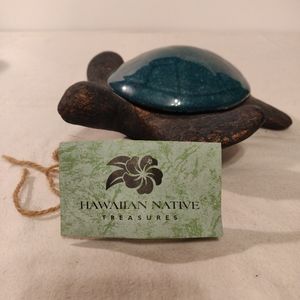 Ceramic Hawaiian Green Sea Turtle